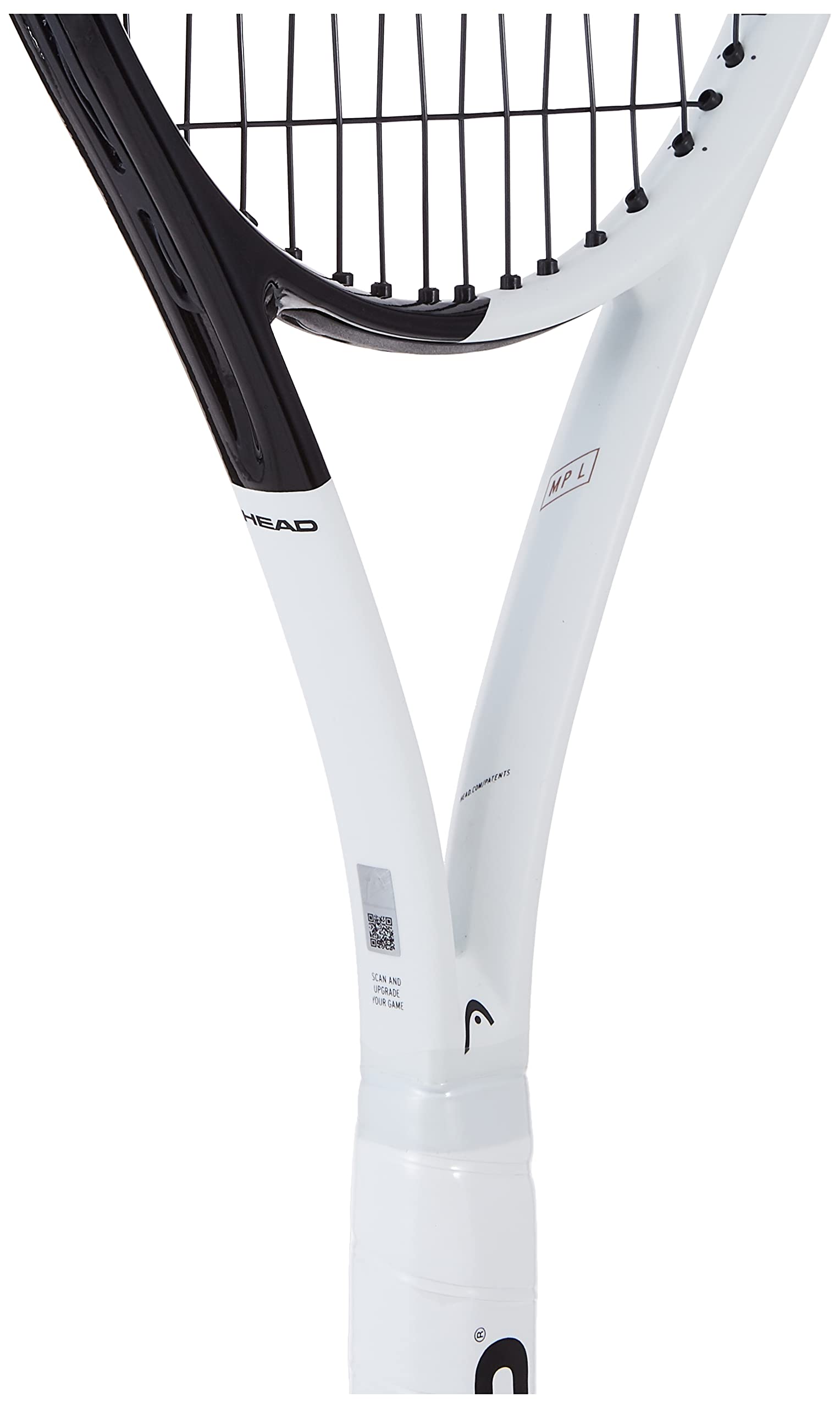 Head Speed MP L 2022 Tennis Racquet, 4-3/8 Inch Grip Size, White